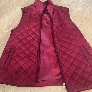 Quilted Red Vest